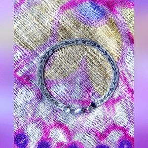 New Sterling Silver Herringbone Bracelet